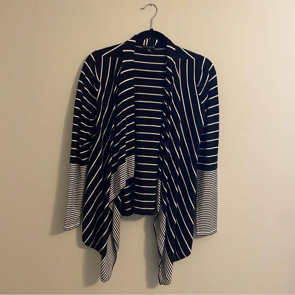 Black and white striped sweater